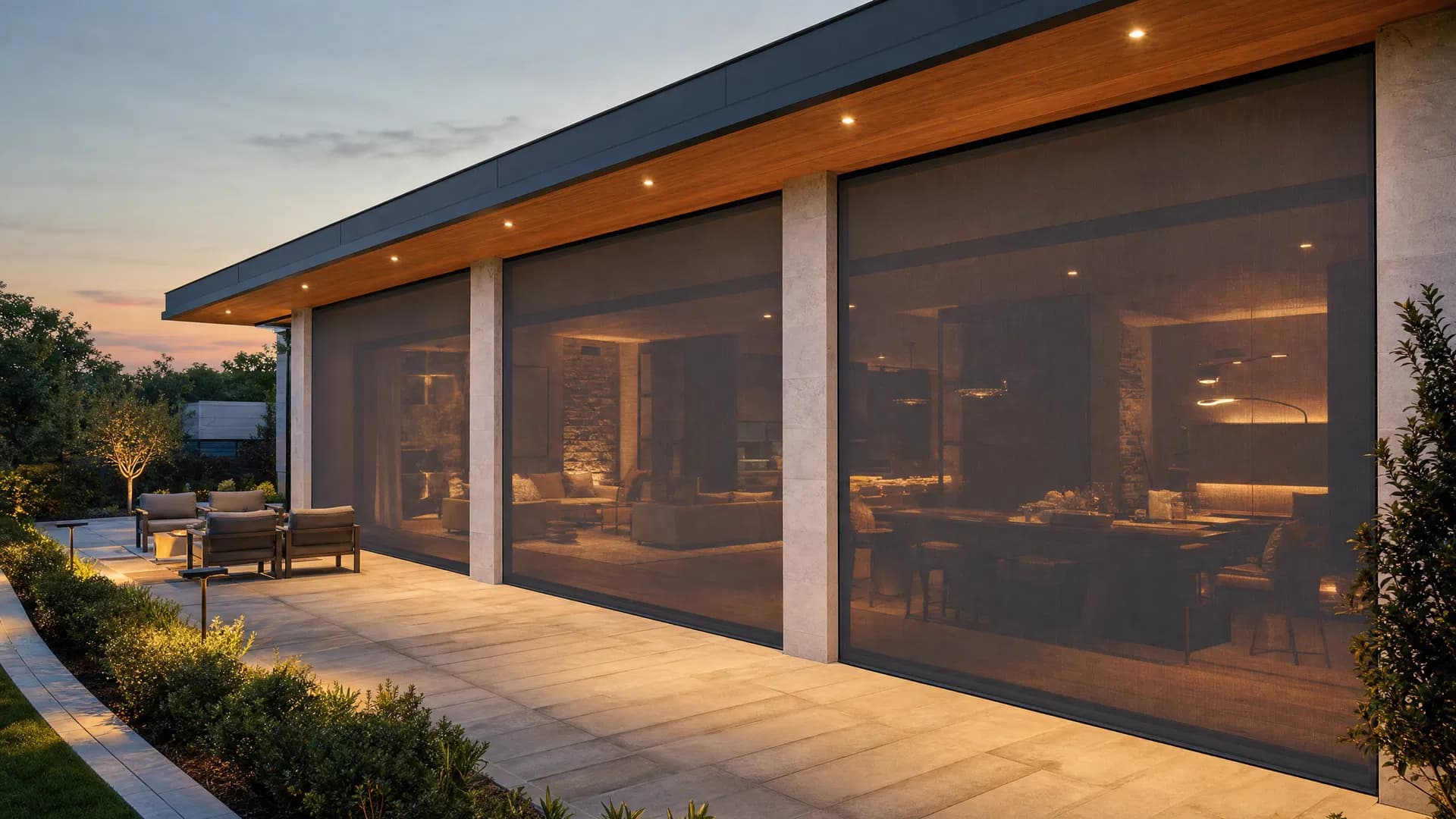 Motorized Exterior Shades