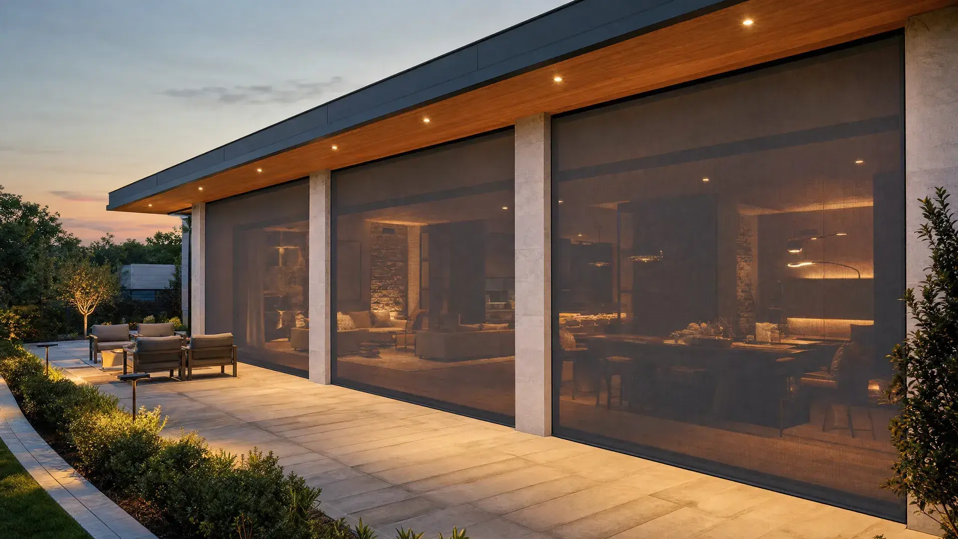 Motorized Exterior Shades